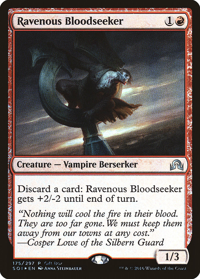 Ravenous Bloodseeker (Gift Box) [Shadows over Innistrad Promos] | Total Play