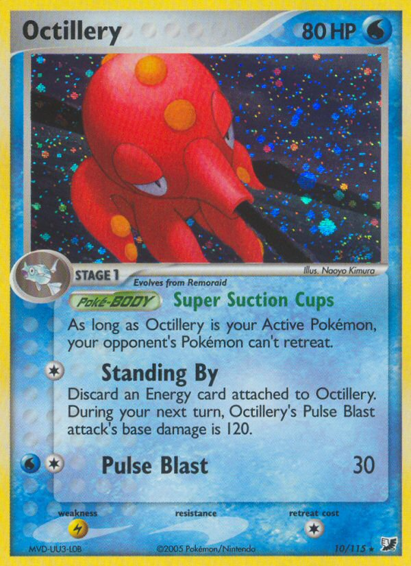 Octillery (10/115) [EX: Unseen Forces] | Total Play
