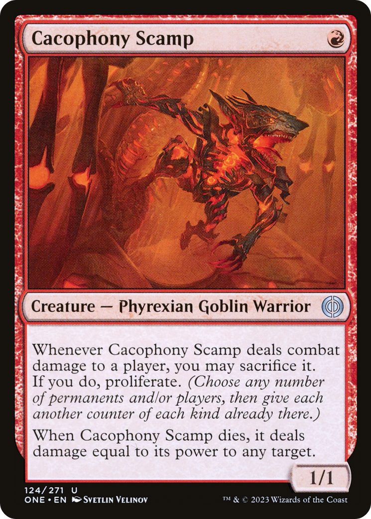 Cacophony Scamp [Phyrexia: All Will Be One] | Total Play