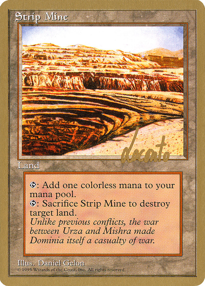 Strip Mine (Michael Loconto) [Pro Tour Collector Set] | Total Play