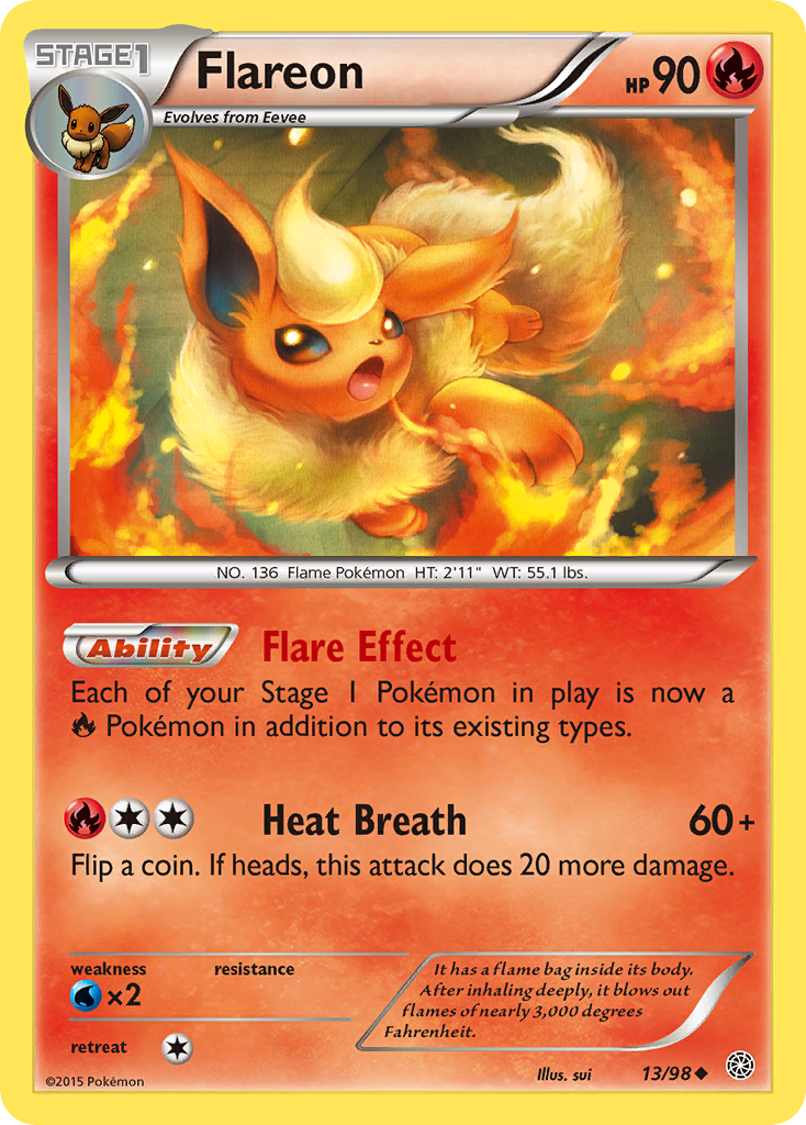 Flareon (13/98) [XY: Ancient Origins] | Total Play