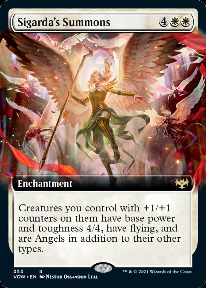 Sigarda's Summons (Extended Art) [Innistrad: Crimson Vow] | Total Play