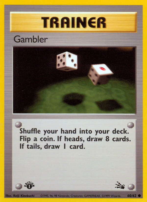 Gambler (60/62) [Fossil 1st Edition] | Total Play