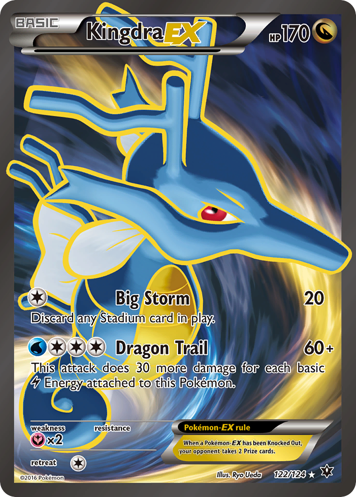 Kingdra EX (122/124) [XY: Fates Collide] | Total Play