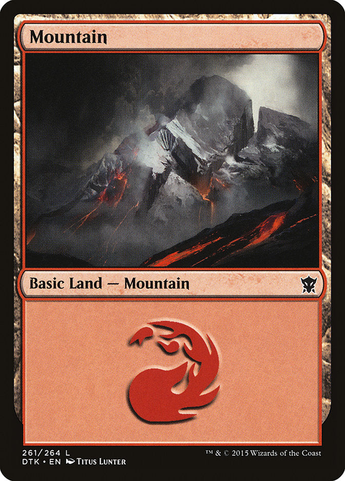 Mountain (261) [Dragons of Tarkir] | Total Play