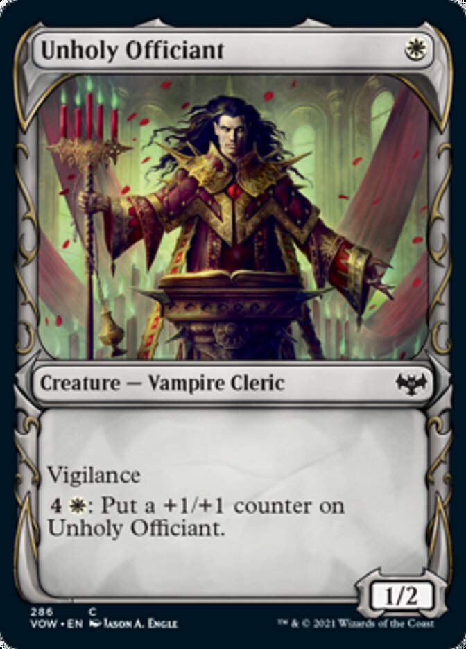 Unholy Officiant (Showcase Fang Frame) [Innistrad: Crimson Vow] | Total Play