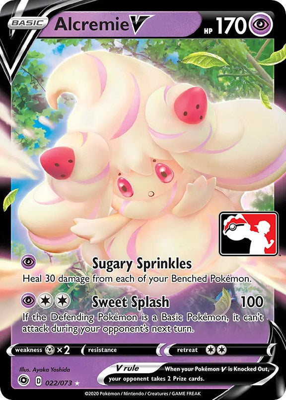 Alcremie V (22/73) [Prize Pack Series One] | Total Play