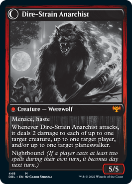 Volatile Arsonist // Dire-Strain Anarchist [Innistrad: Double Feature] | Total Play