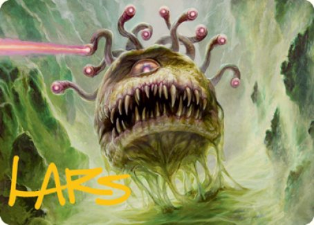 Beholder Art Card (Gold-Stamped Signature) [Dungeons & Dragons: Adventures in the Forgotten Realms Art Series] | Total Play
