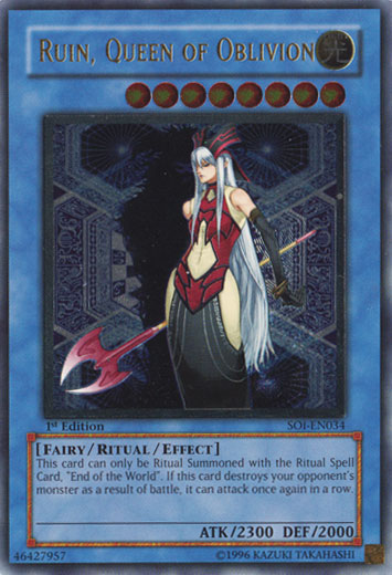 Ruin, Queen of Oblivion (UTR) [SOI-EN034] Ultimate Rare | Total Play