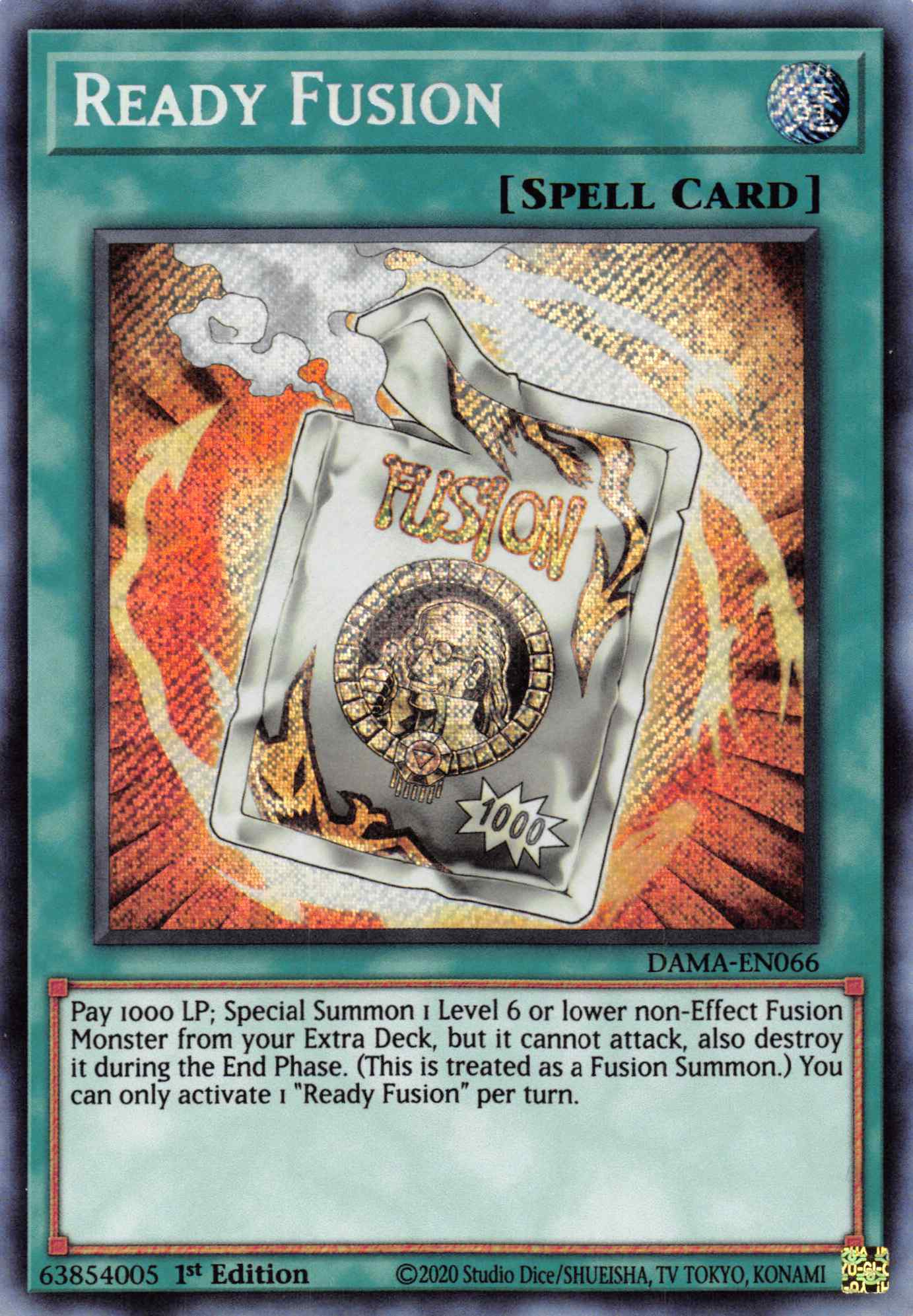 Ready Fusion [DAMA-EN066] Secret Rare | Total Play