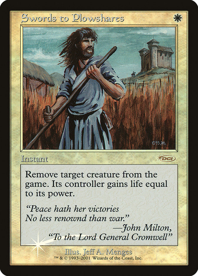 Swords to Plowshares [Friday Night Magic 2001] | Total Play