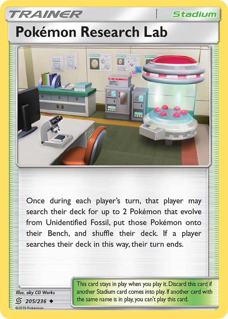 Pokemon Research Lab (205/236) [Sun & Moon: Unified Minds] | Total Play