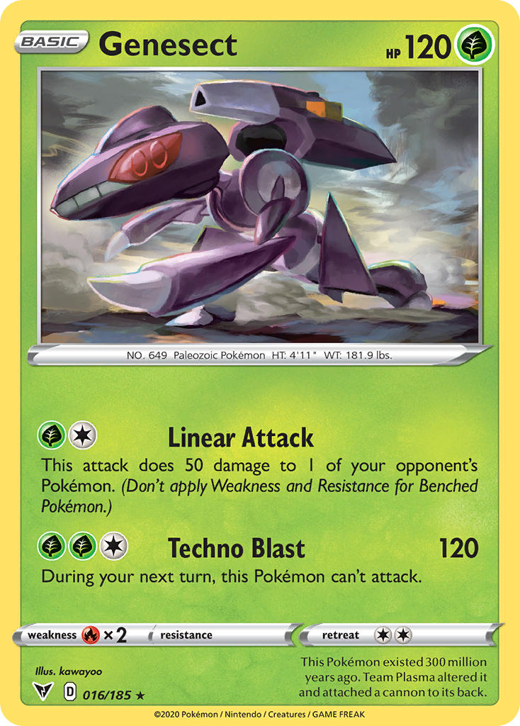 Genesect (016/185) [Sword & Shield: Vivid Voltage] | Total Play