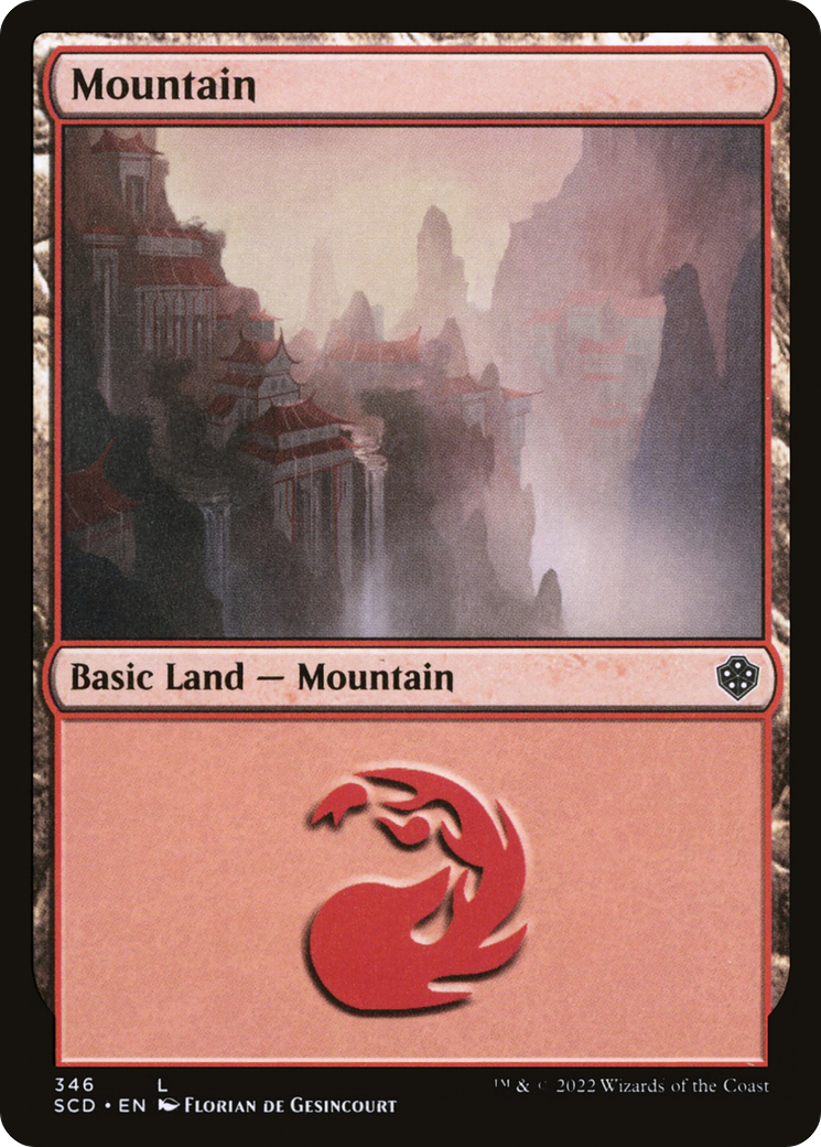 Mountain (346) [Starter Commander Decks] | Total Play