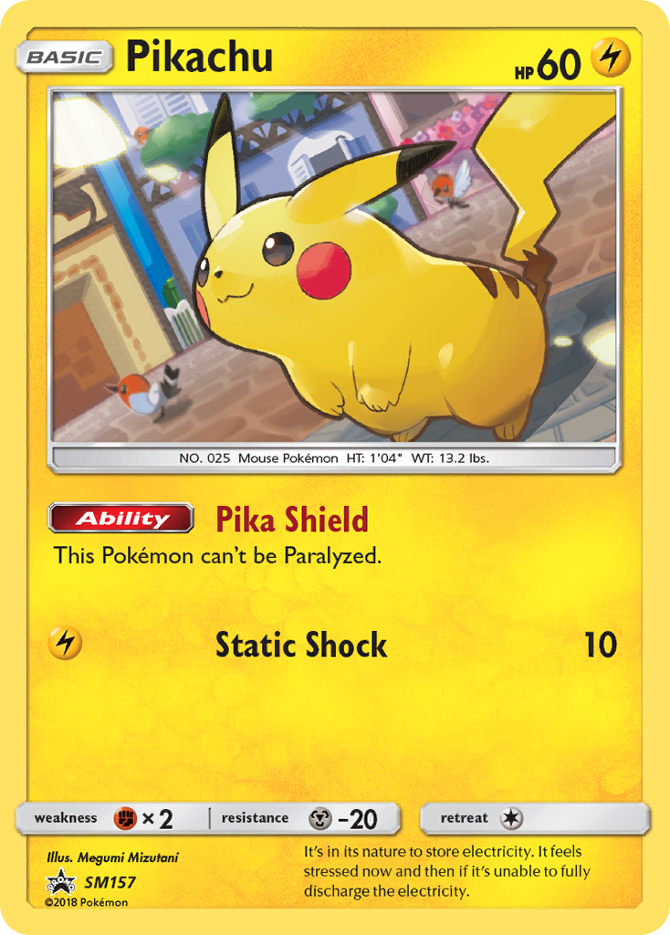 Pikachu (SM157) [Sun & Moon: Black Star Promos] | Total Play