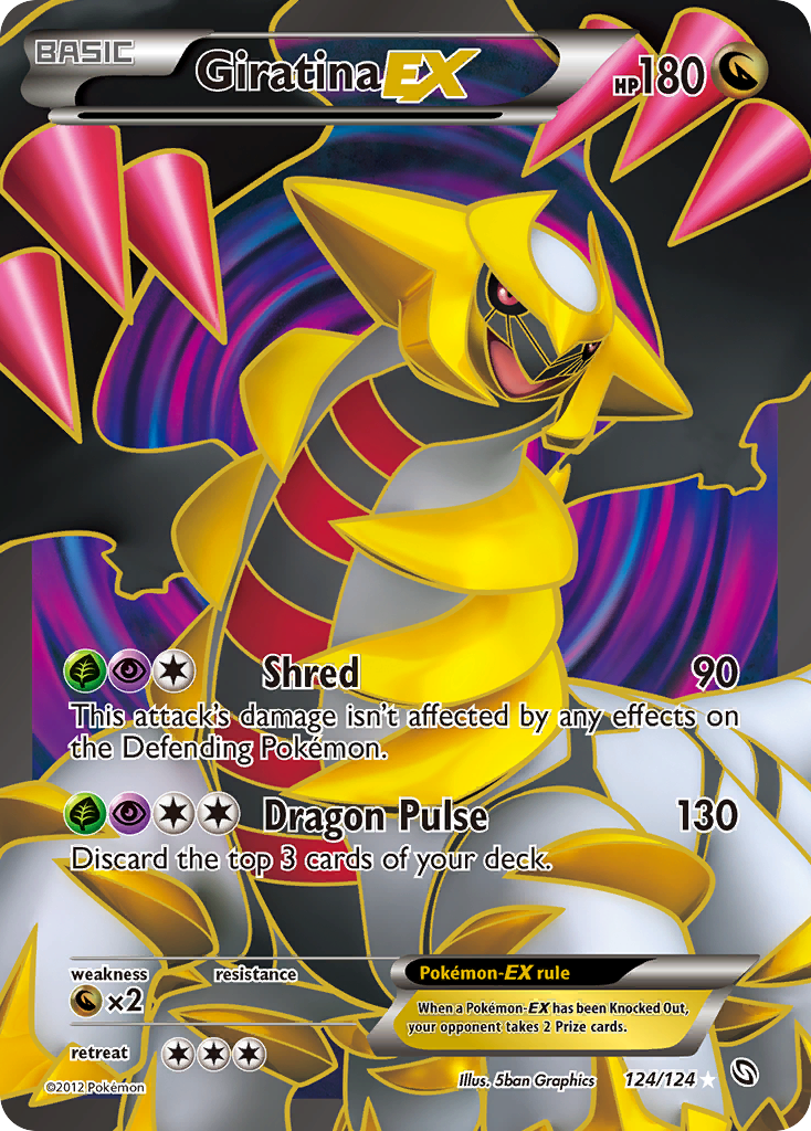 Giratina EX (124/124) [Black & White: Dragons Exalted] | Total Play