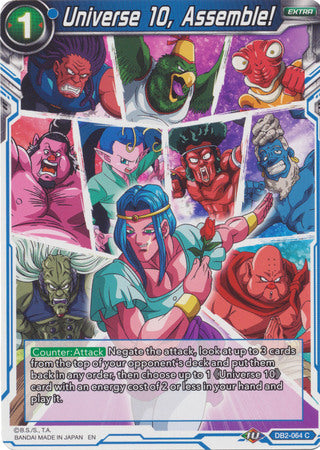 Universe 10, Assemble! (DB2-064) [Divine Multiverse] | Total Play