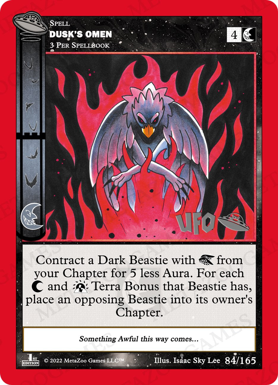 Dusk's Omen [Cryptid Nation: UFO First Edition Spoiler Pack] | Total Play