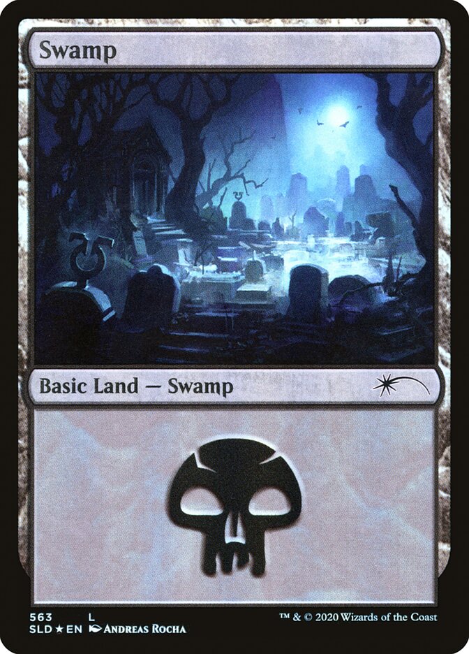Swamp (Spooky) (563) [Secret Lair Drop Promos] | Total Play