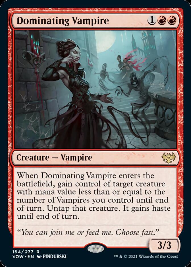 Dominating Vampire [Innistrad: Crimson Vow] | Total Play