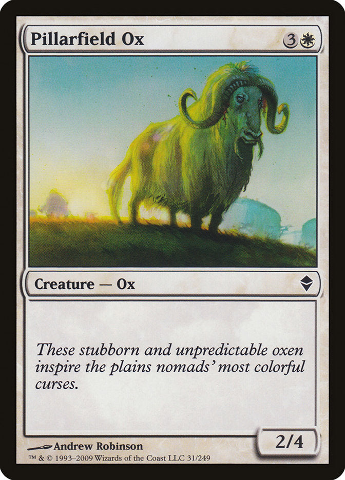 Pillarfield Ox [Zendikar] | Total Play