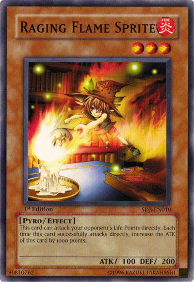 Raging Flame Sprite [SD3-EN010] Common | Total Play