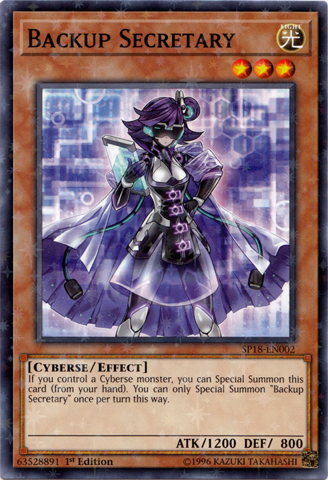 Backup Secretary [SP18-EN002] Starfoil Rare | Total Play