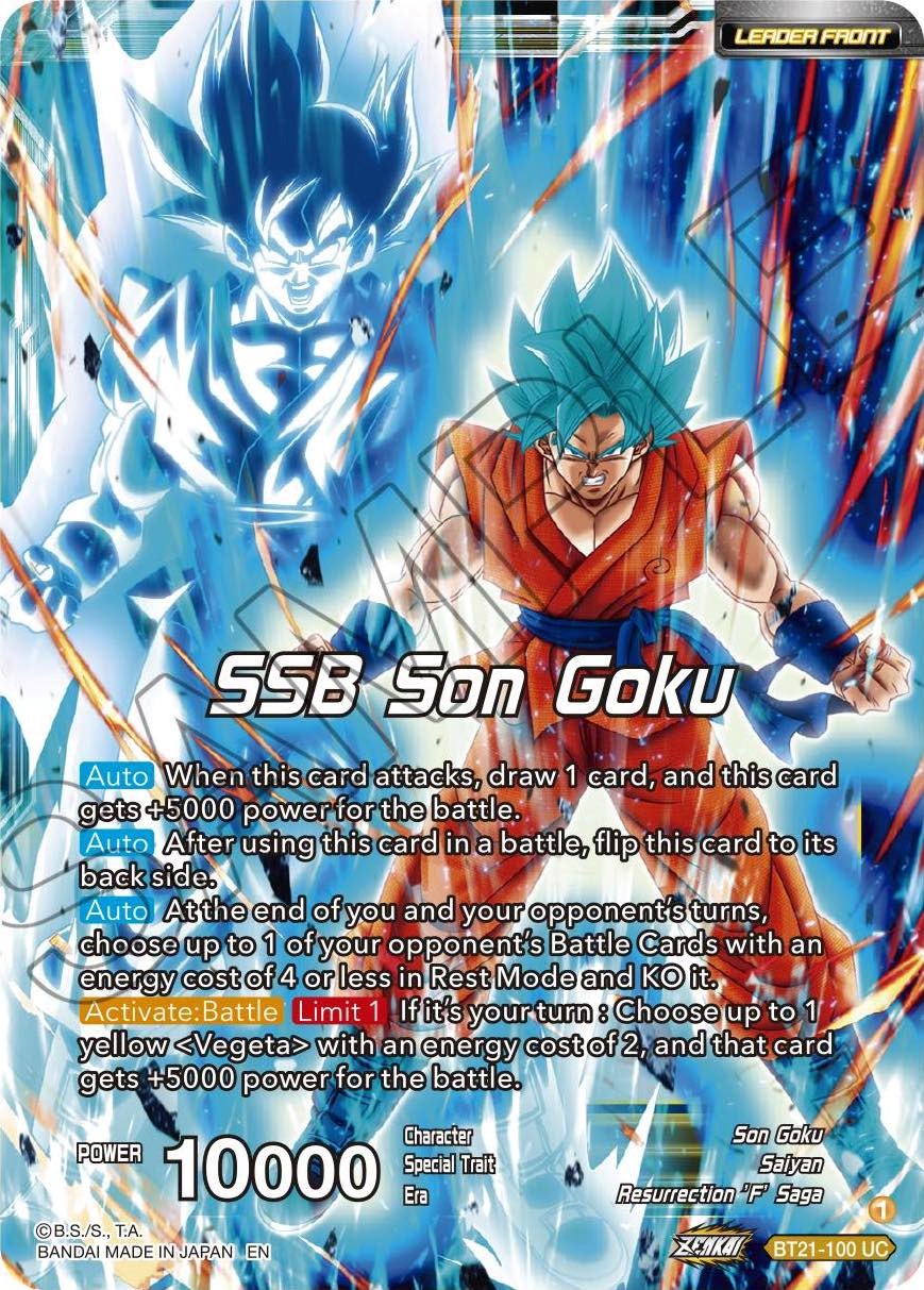 SSB Son Goku // SSB Vegeta, God-Level Power (BT21-100) [Wild Resurgence] | Total Play