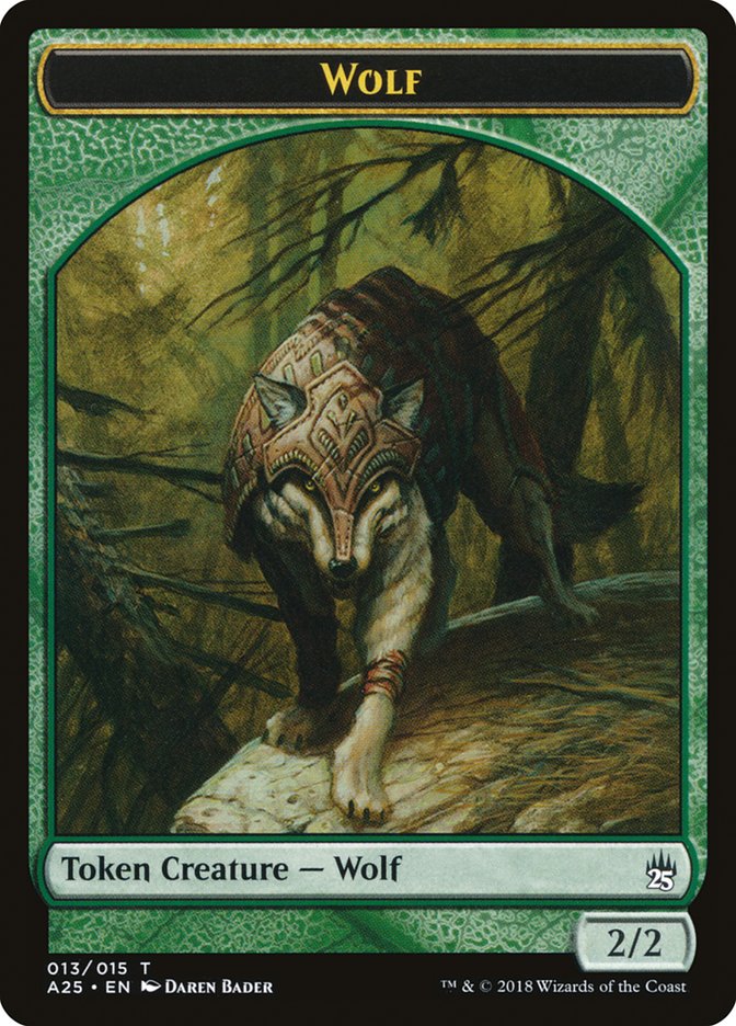 Wolf Token [Masters 25 Tokens] | Total Play