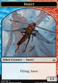 Insect // Warrior Double-Sided Token [Hour of Devastation Tokens] | Total Play