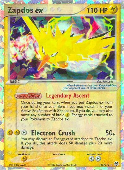Zapdos ex (116/112) [EX: FireRed & LeafGreen] | Total Play