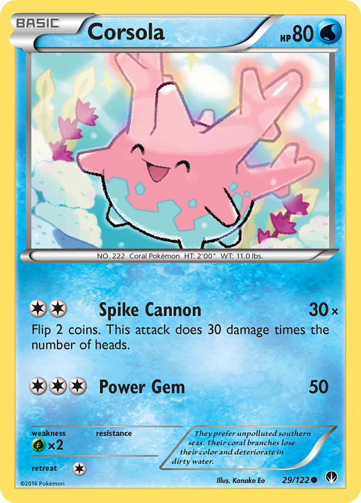 Corsola (29/122) [XY: BREAKpoint] | Total Play