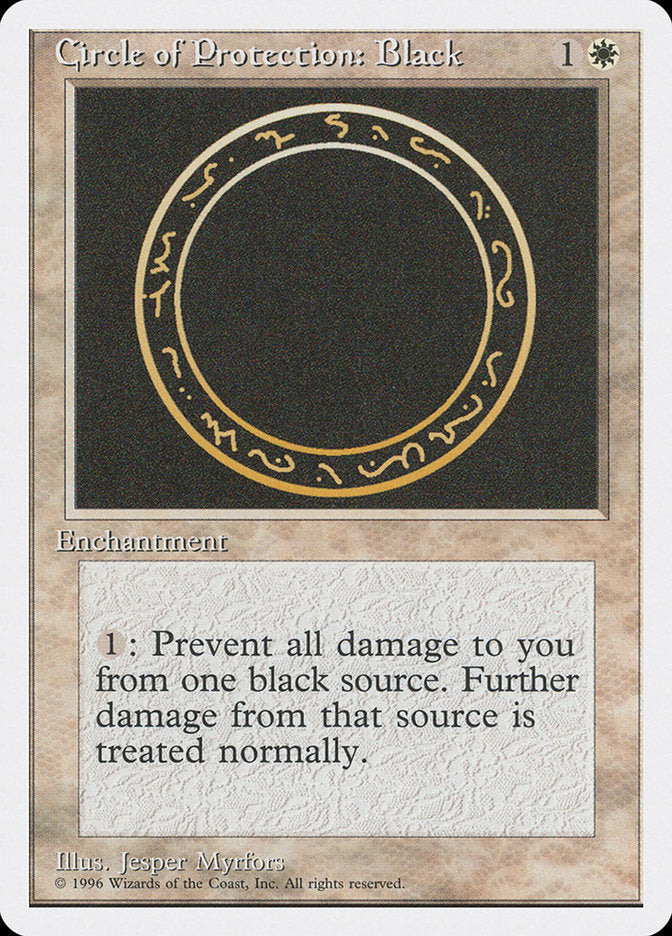 Circle of Protection: Black [Introductory Two-Player Set] | Total Play