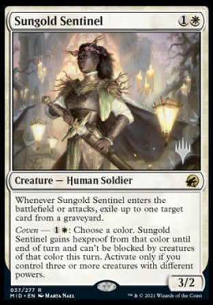 Sungold Sentinel (Promo Pack) [Innistrad: Midnight Hunt Promos] | Total Play