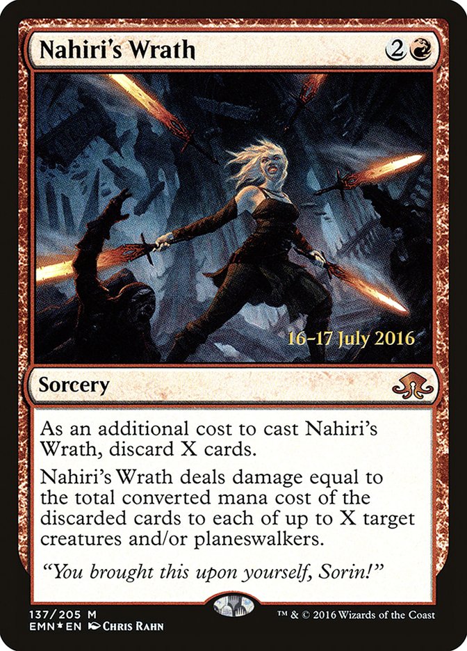 Nahiri's Wrath (Prerelease) [Eldritch Moon Promos] | Total Play