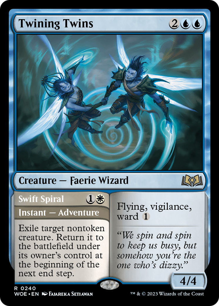 Twining Twins // Swift Spiral [Wilds of Eldraine] | Total Play