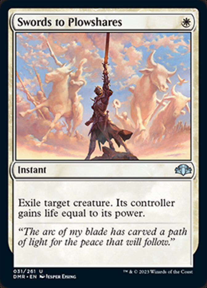 Swords to Plowshares [Dominaria Remastered] | Total Play