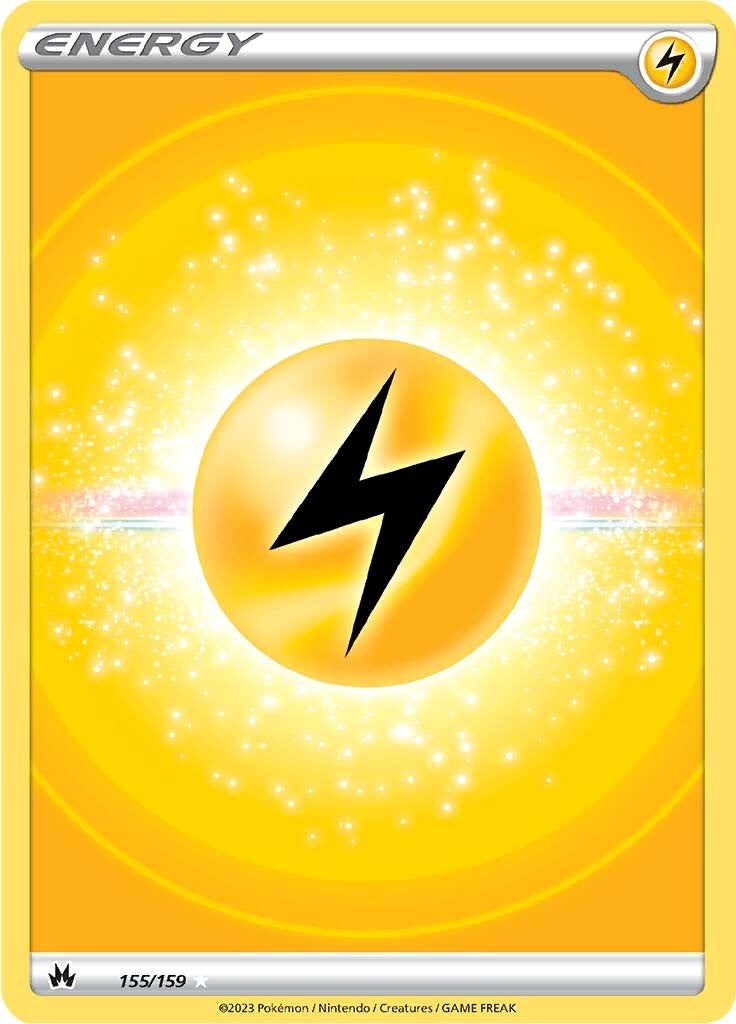 Lightning Energy (155/159) (Texture Full Art) [Sword & Shield: Crown Zenith] | Total Play