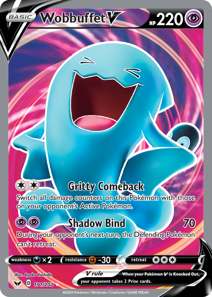 Wobbuffet V (191/202) [Sword & Shield: Base Set] | Total Play