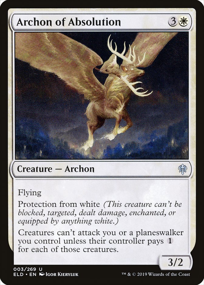 Archon of Absolution [Throne of Eldraine] | Total Play