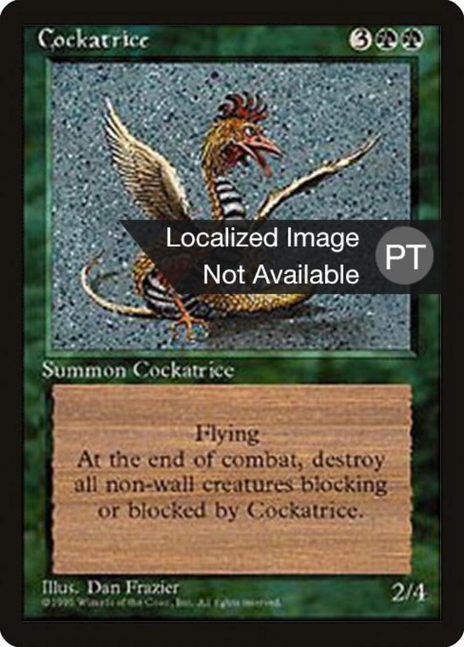 Cockatrice [Fourth Edition (Foreign Black Border)] | Total Play