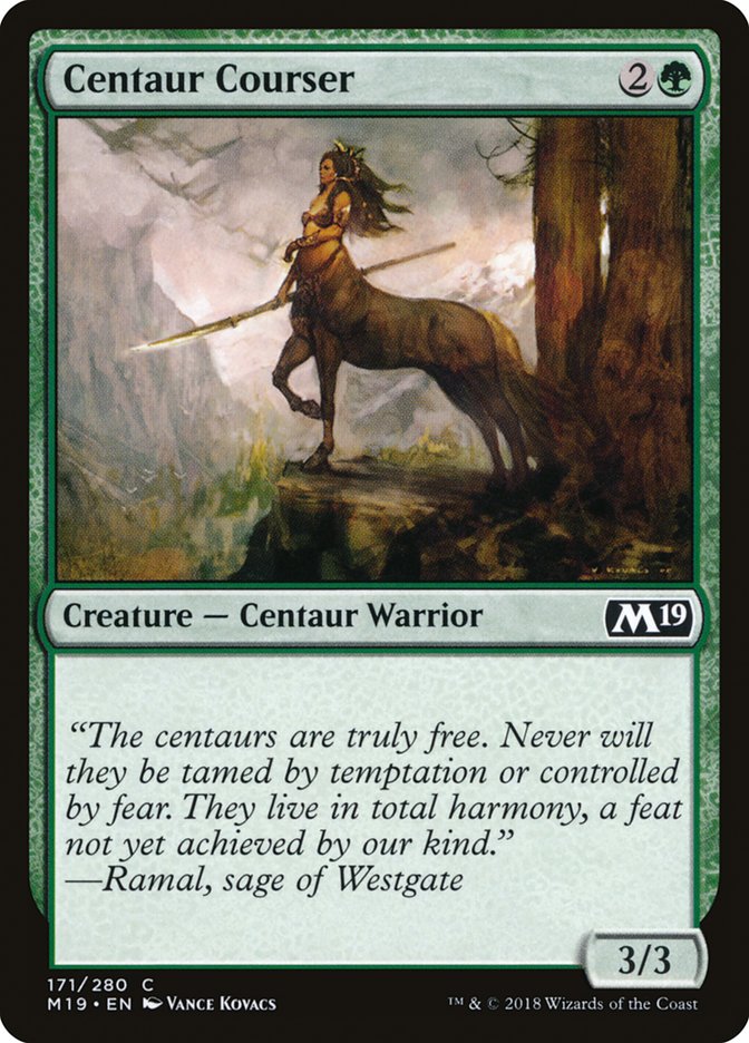 Centaur Courser [Core Set 2019] | Total Play