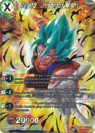 Vegito, Unison of Might (BT10-003) [Rise of the Unison Warrior] | Total Play