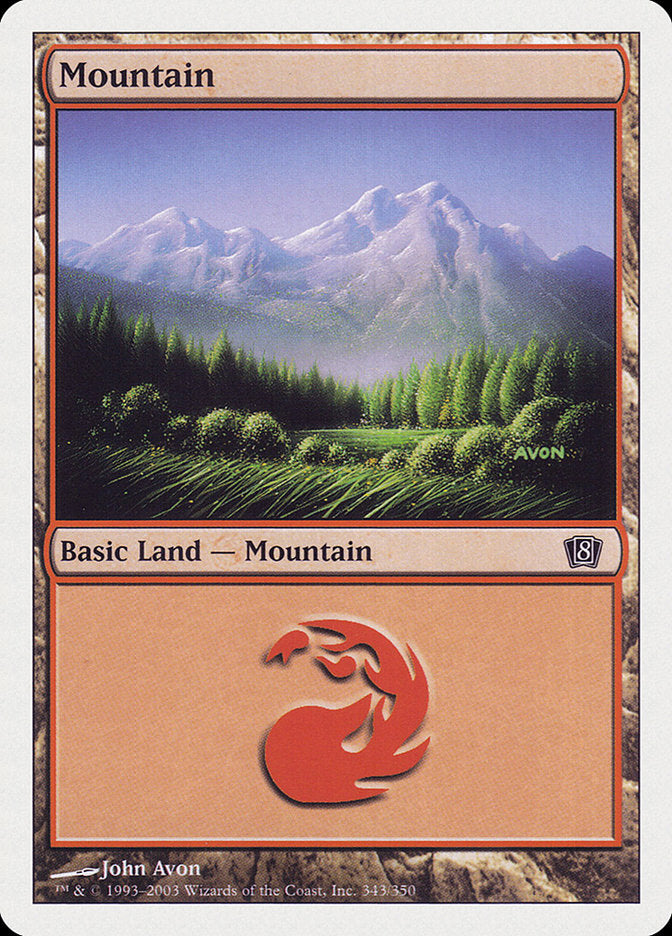 Mountain (343) [Eighth Edition] | Total Play