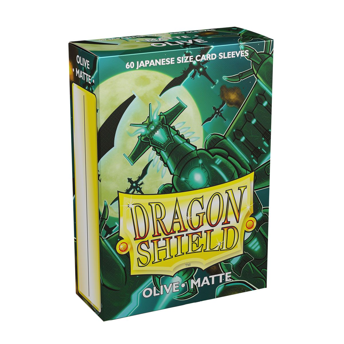 Dragon Shield: Japanese Size 60ct Sleeves - Olive (Matte) | Total Play