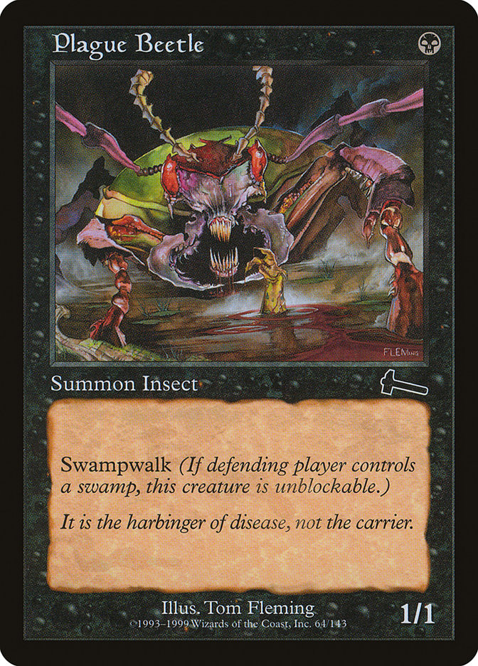 Plague Beetle [Urza's Legacy] | Total Play