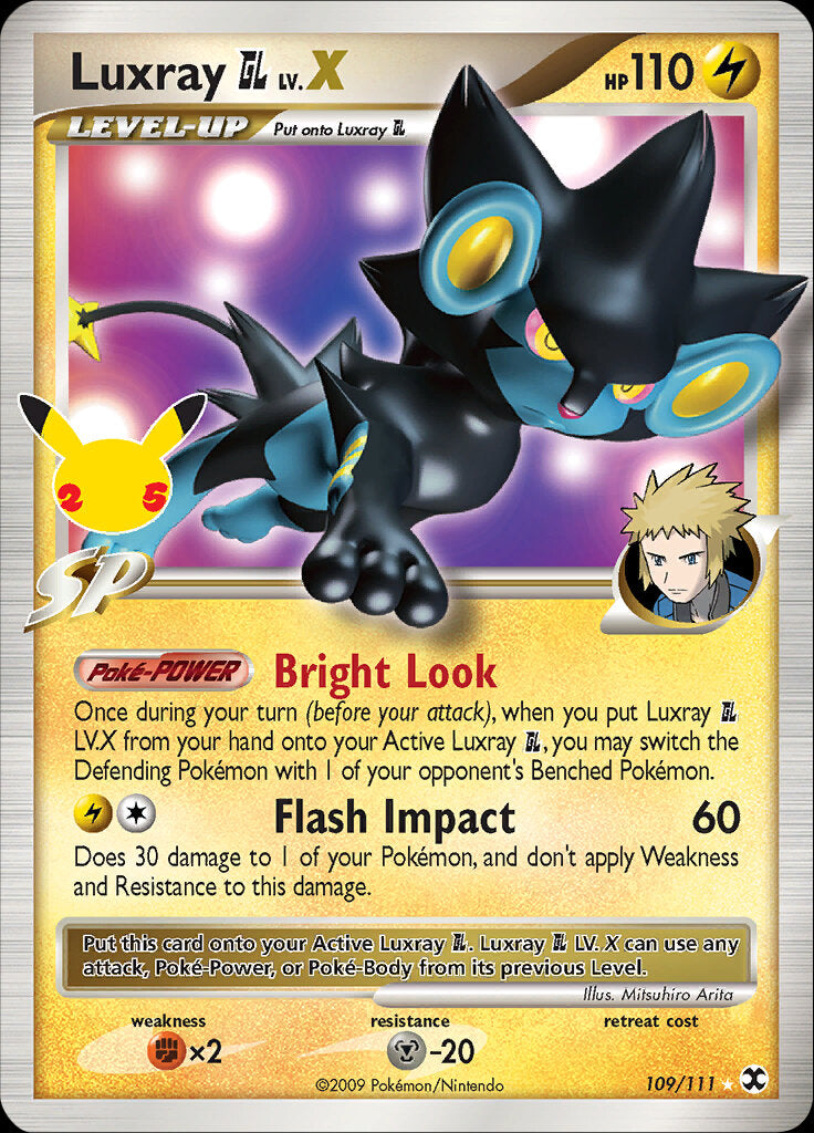 Luxray GL LV.X (109/111) [Celebrations: 25th Anniversary - Classic Collection] | Total Play