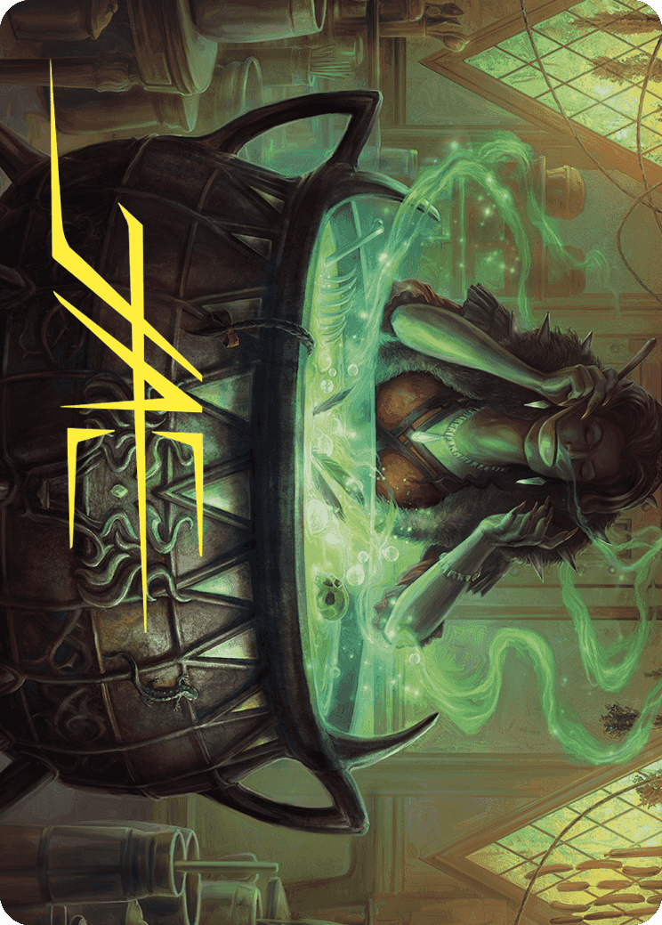 Agatha's Soul Cauldron Art Card (Gold-Stamped Signature) [Wilds of Eldraine Art Series] | Total Play