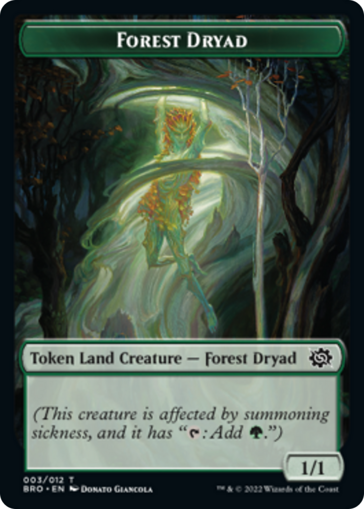 Forest Dryad Token [The Brothers' War Tokens] | Total Play
